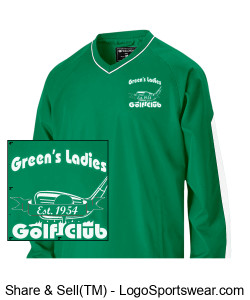 Green's Ladies Windshirt Est. 1954 Design Zoom